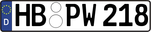HB-PW218