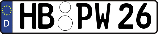 HB-PW26