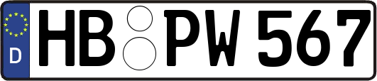 HB-PW567