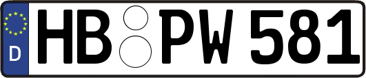 HB-PW581