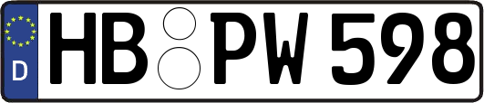 HB-PW598