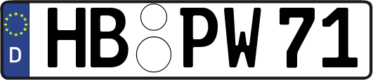 HB-PW71