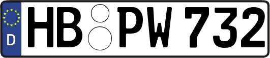 HB-PW732