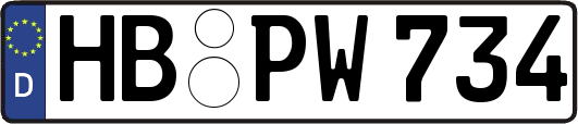 HB-PW734