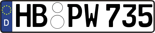 HB-PW735
