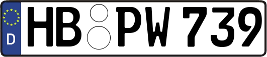 HB-PW739