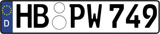 HB-PW749