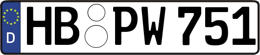 HB-PW751