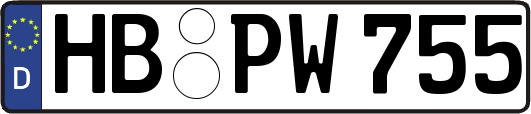HB-PW755