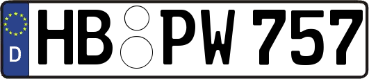 HB-PW757
