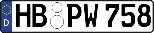 HB-PW758