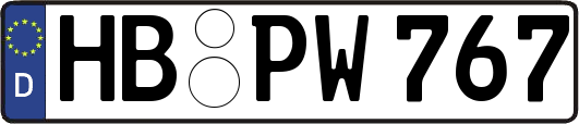 HB-PW767