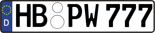 HB-PW777