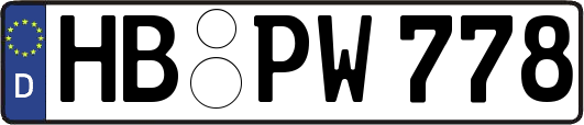 HB-PW778