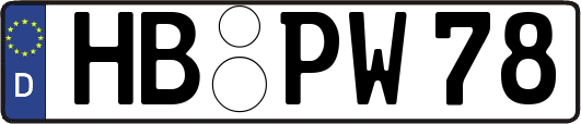 HB-PW78