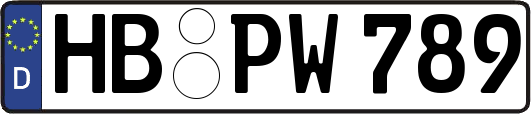 HB-PW789