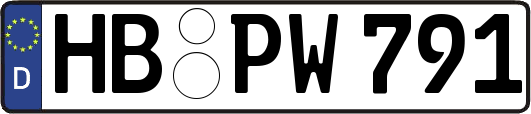 HB-PW791