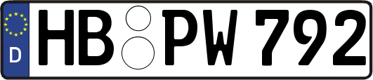 HB-PW792