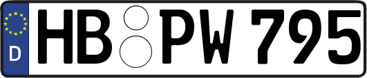 HB-PW795