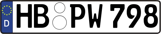 HB-PW798