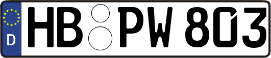 HB-PW803
