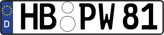 HB-PW81