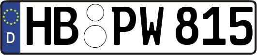 HB-PW815