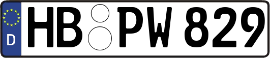 HB-PW829
