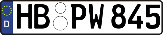 HB-PW845