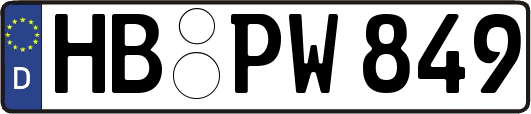HB-PW849
