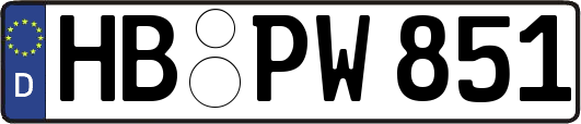 HB-PW851