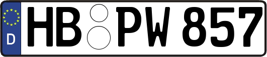 HB-PW857