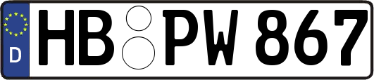 HB-PW867