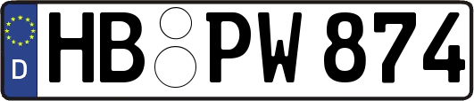 HB-PW874