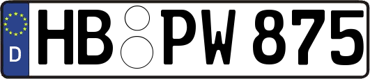 HB-PW875