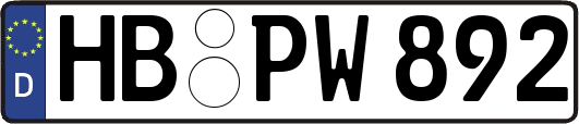 HB-PW892