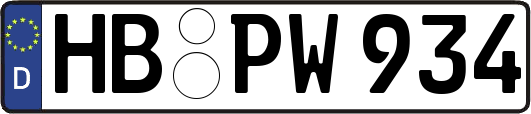HB-PW934