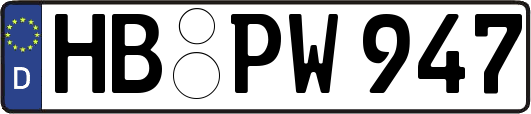 HB-PW947