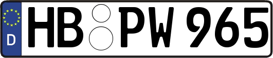 HB-PW965