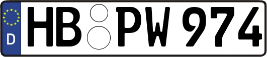 HB-PW974