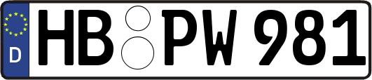HB-PW981