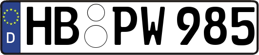 HB-PW985