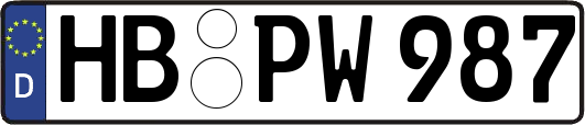 HB-PW987