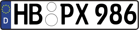 HB-PX986
