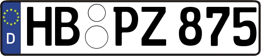 HB-PZ875