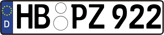 HB-PZ922