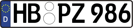 HB-PZ986