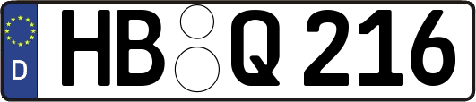 HB-Q216