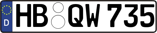 HB-QW735