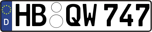 HB-QW747